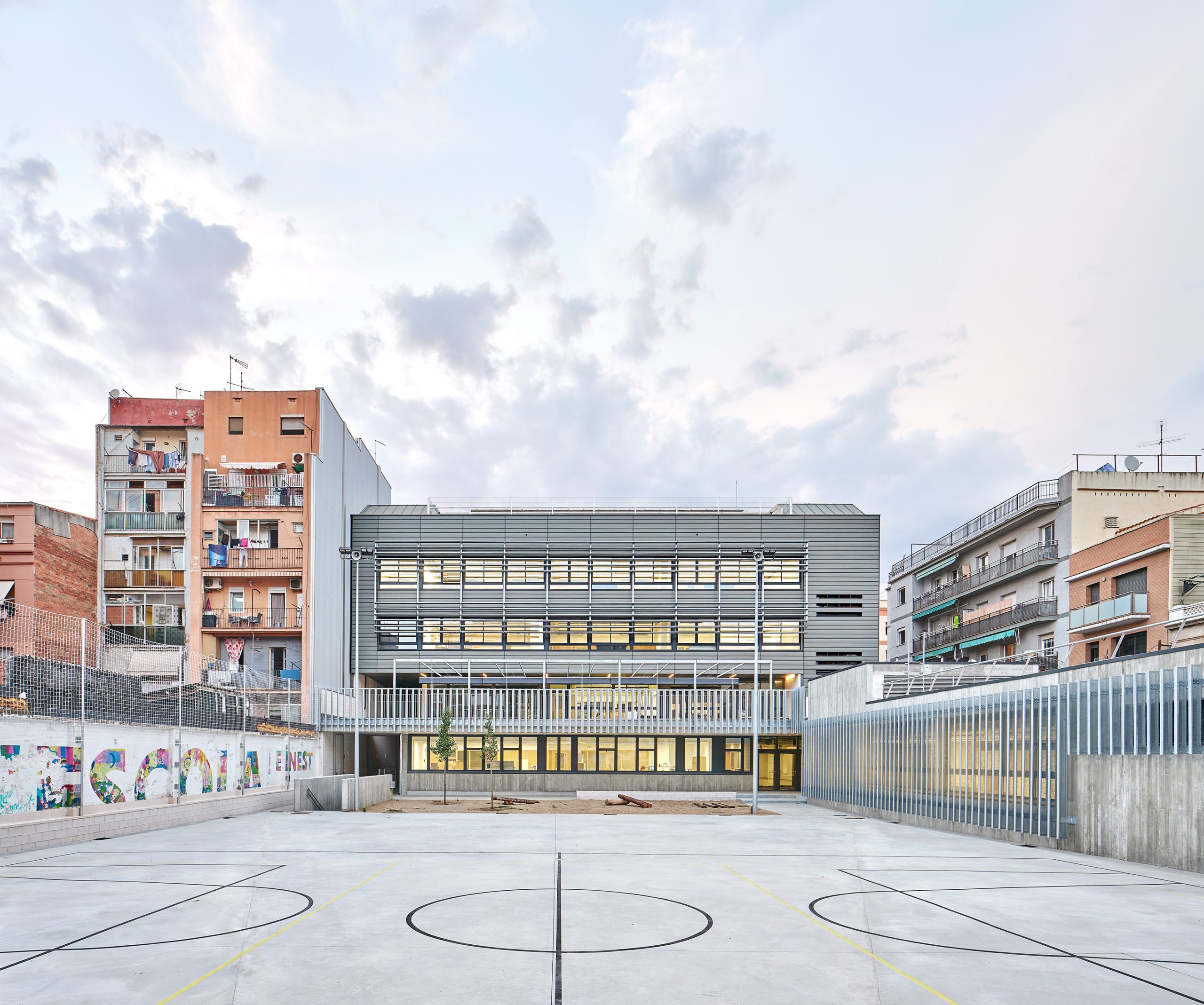 Ernest Lluch School. Photo by José Hevia. Courtesy of 48h Open House Barcelona.