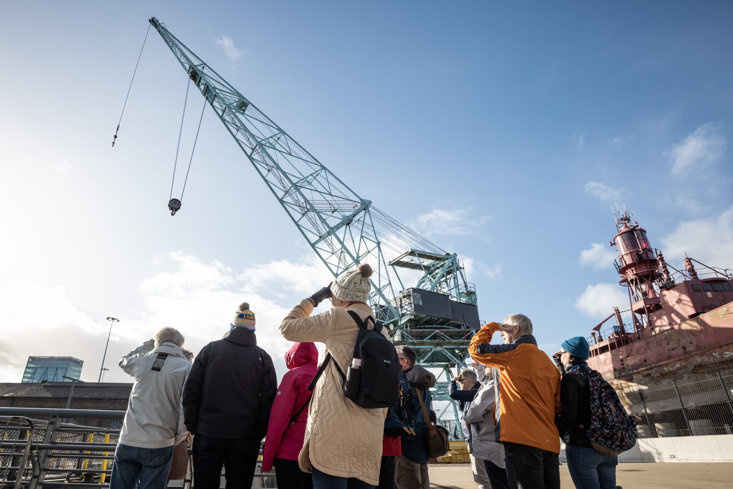 Dublin Port tour, Open House Dublin. Photo by Ste Murray, courtesy of the Irish Architecture Foundation.