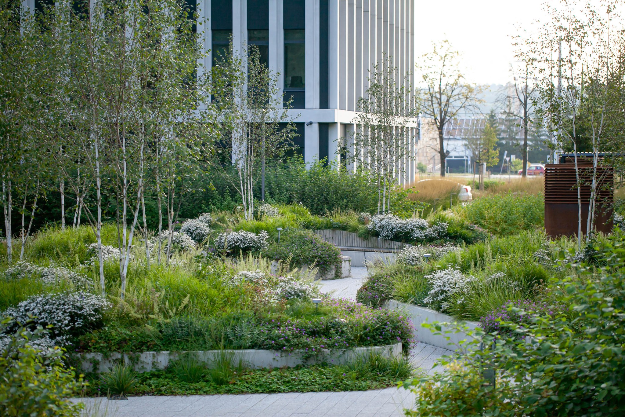 Business Garden. Photo by Nijolė Karpavičienė, courtesy of Architektūros fondas.