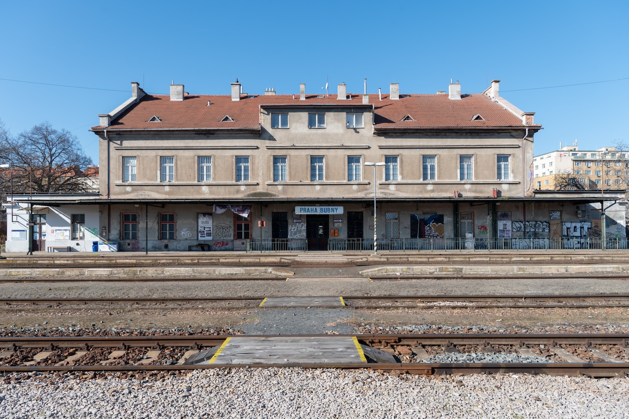 Praha-Bubny Railway Station. Photo by Tomas Sysel, courtesy of Open House Praha.
